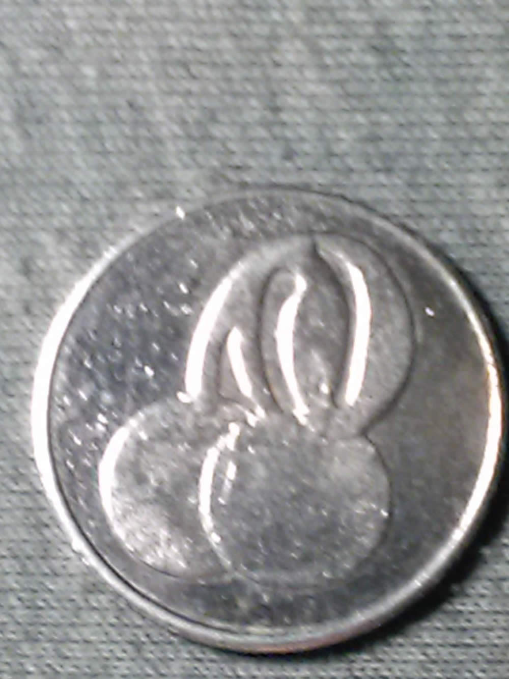 2002-20-Euro-Coin-With-Indent-Error?-And-Cherry-Token-With-Brockage-Error?